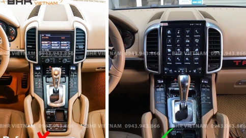 Màn hình DVD Android Tesla Porsche Cayenne 2011 - 2018
